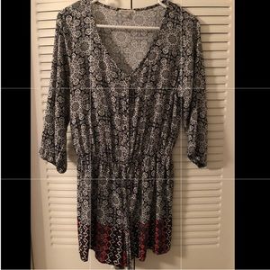NWOT mid sleeve romper